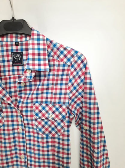 MOOD.Vestido Camisero cuadros T.36