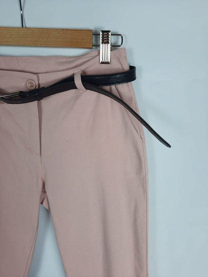 MOOD.Pantalón rosa loneta TU