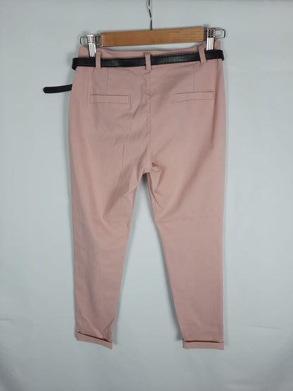 MOOD.Pantalón rosa loneta TU