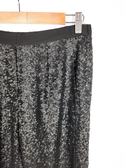 WDKA.Pantalón legging lentejuelas T.m