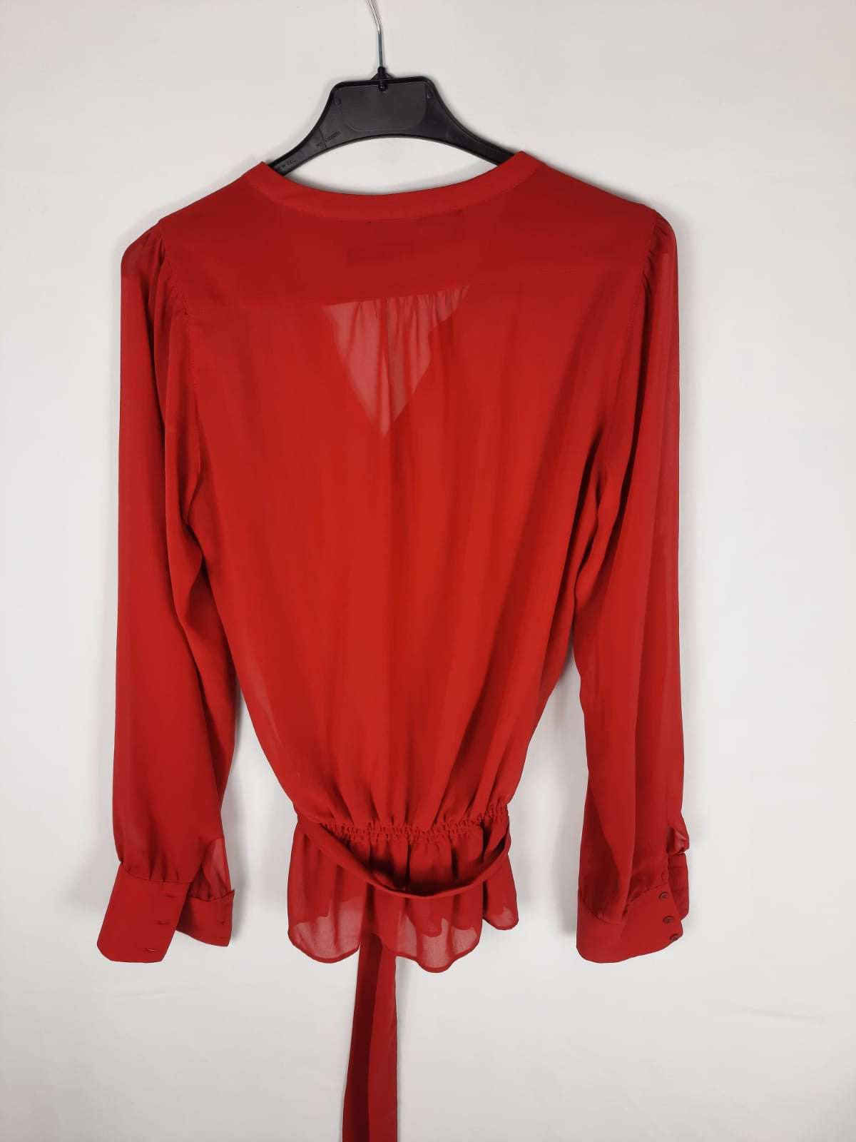 ZARA. Blusa roja T.m