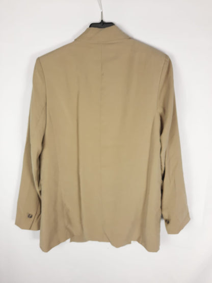 MANGO. Blazer beige de vestir T.xs