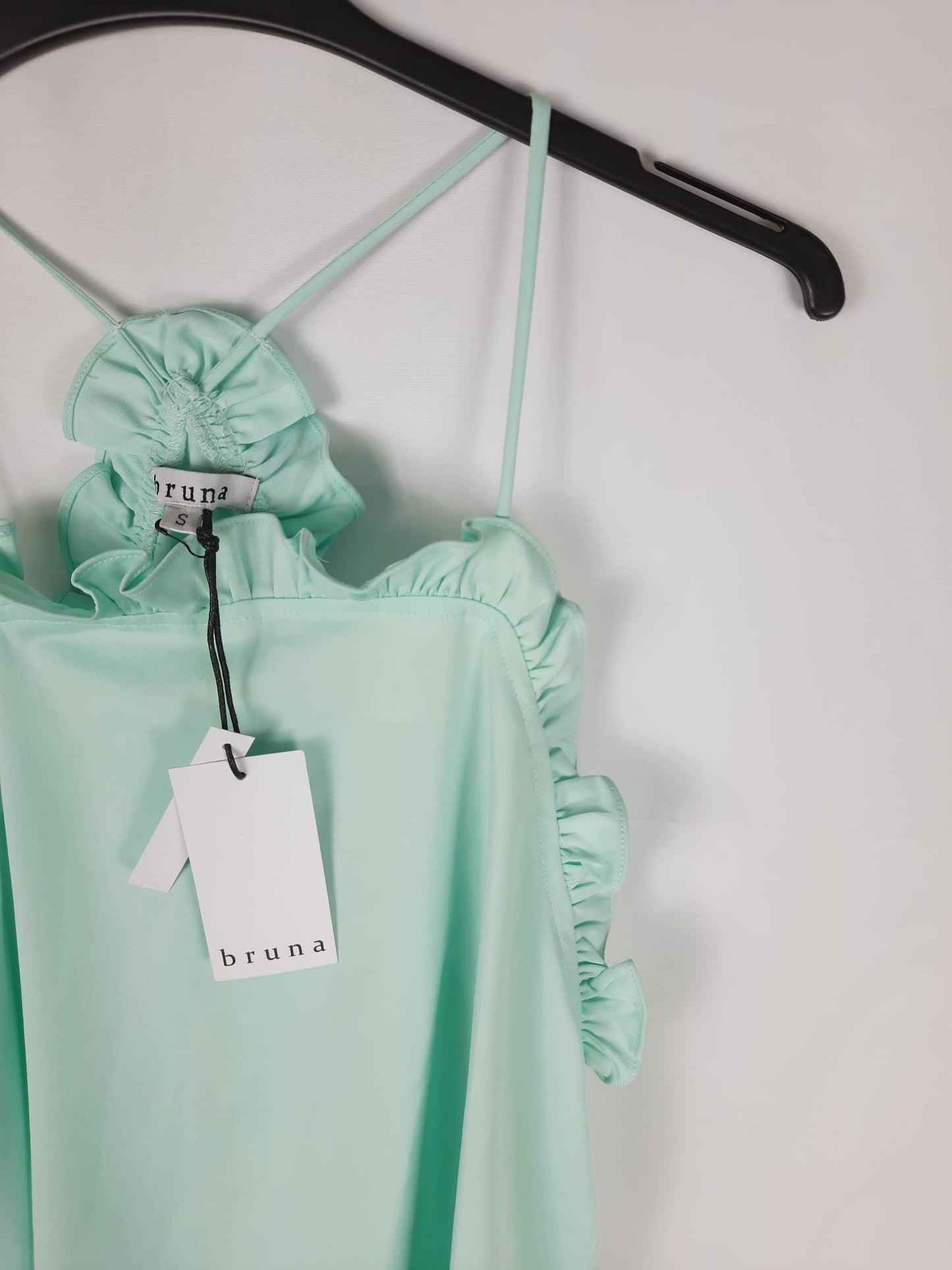 BRUNA. Turquoise Flowy Top Ts