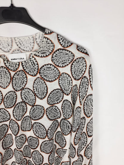 BIMBA Y LOLA. Jersey estampado T.m