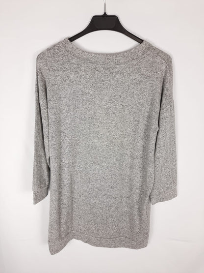 FOREVER 21. Jersey jaspeado gris T.m