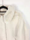 H&M. abrigo pelito beige T.L