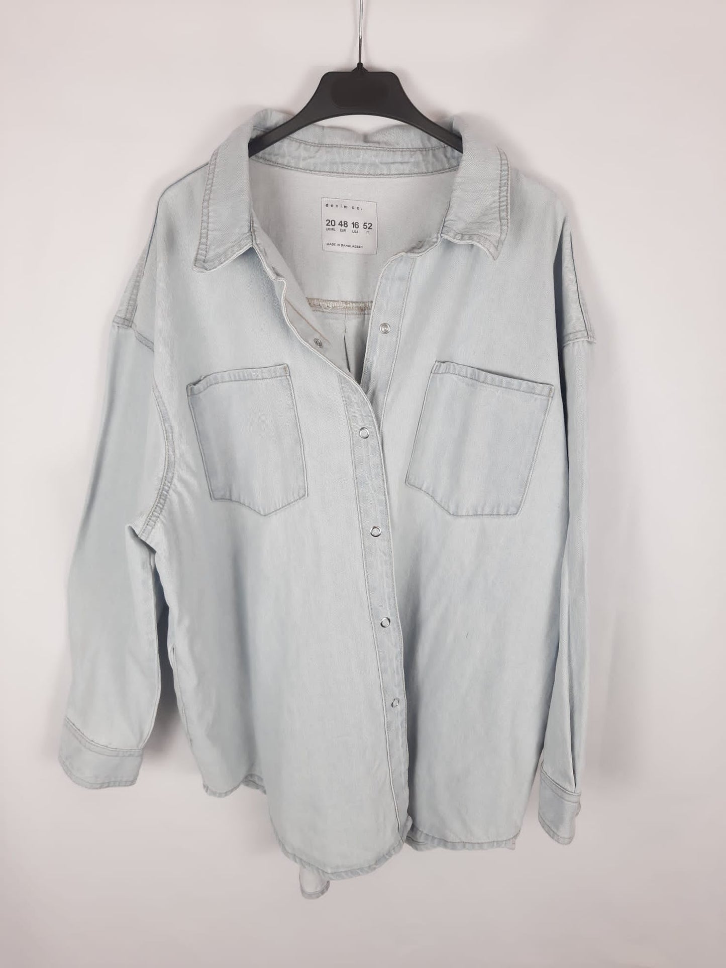 PRIMARK. sobrecamisa vaquera azul clarito T.48