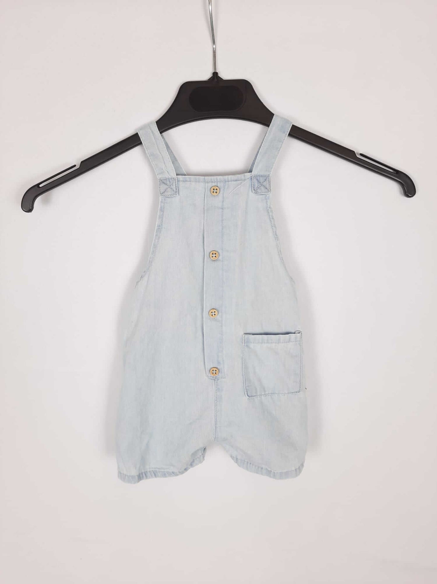 ZARA. Light blue denim-style dungarees in sizes 1-3