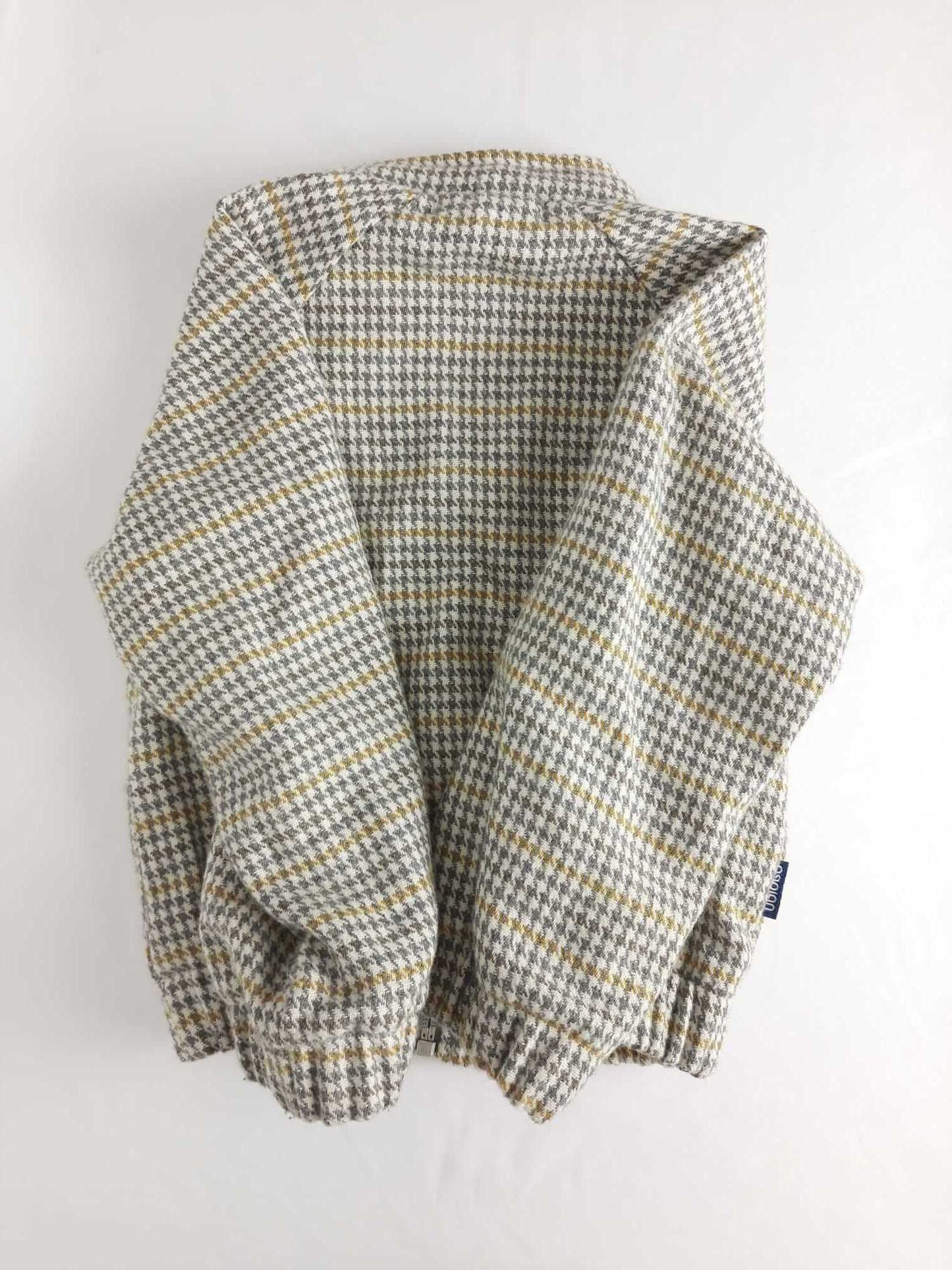 BABIDU. Chaquta de pata de gallo en tonos azules T. 3 años