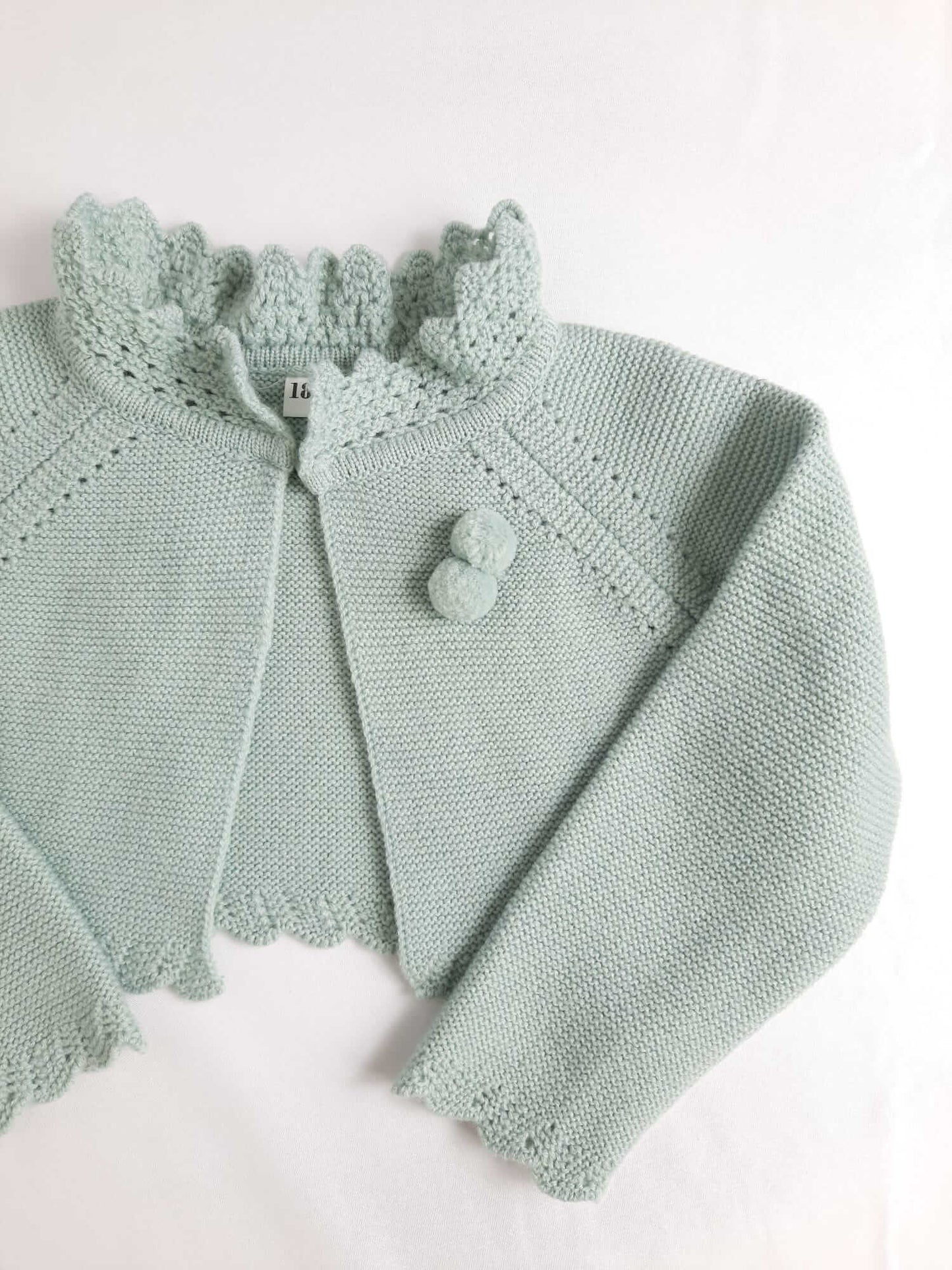 OTRAS. Jersey verde agua punto T.18