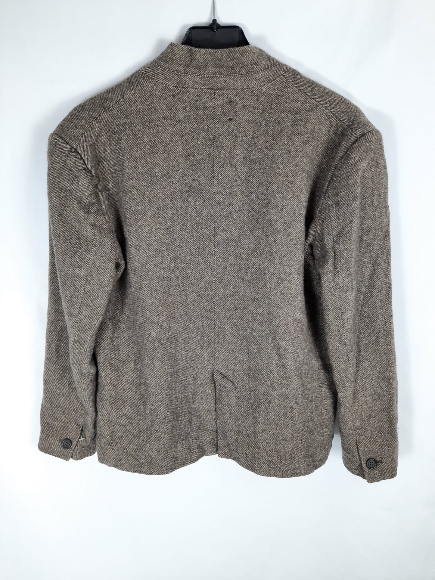 OTHERS. Brown herringbone blazer jacket, size 38