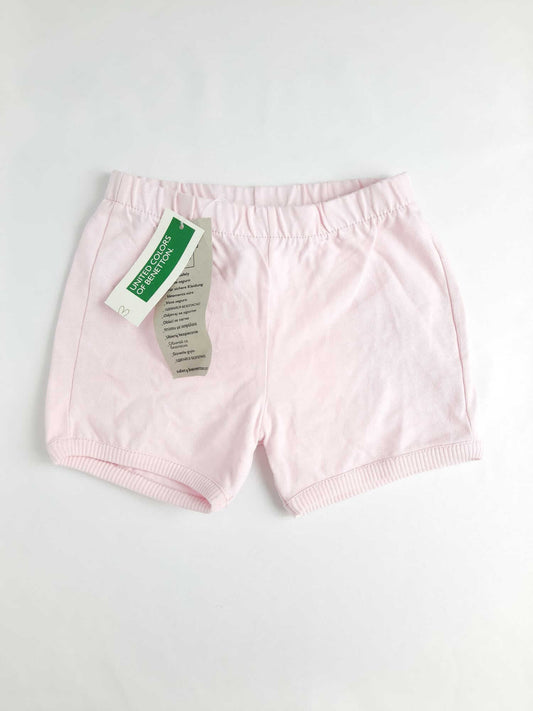 BENETTON. Pink bunny pants, sizes 6-9 months