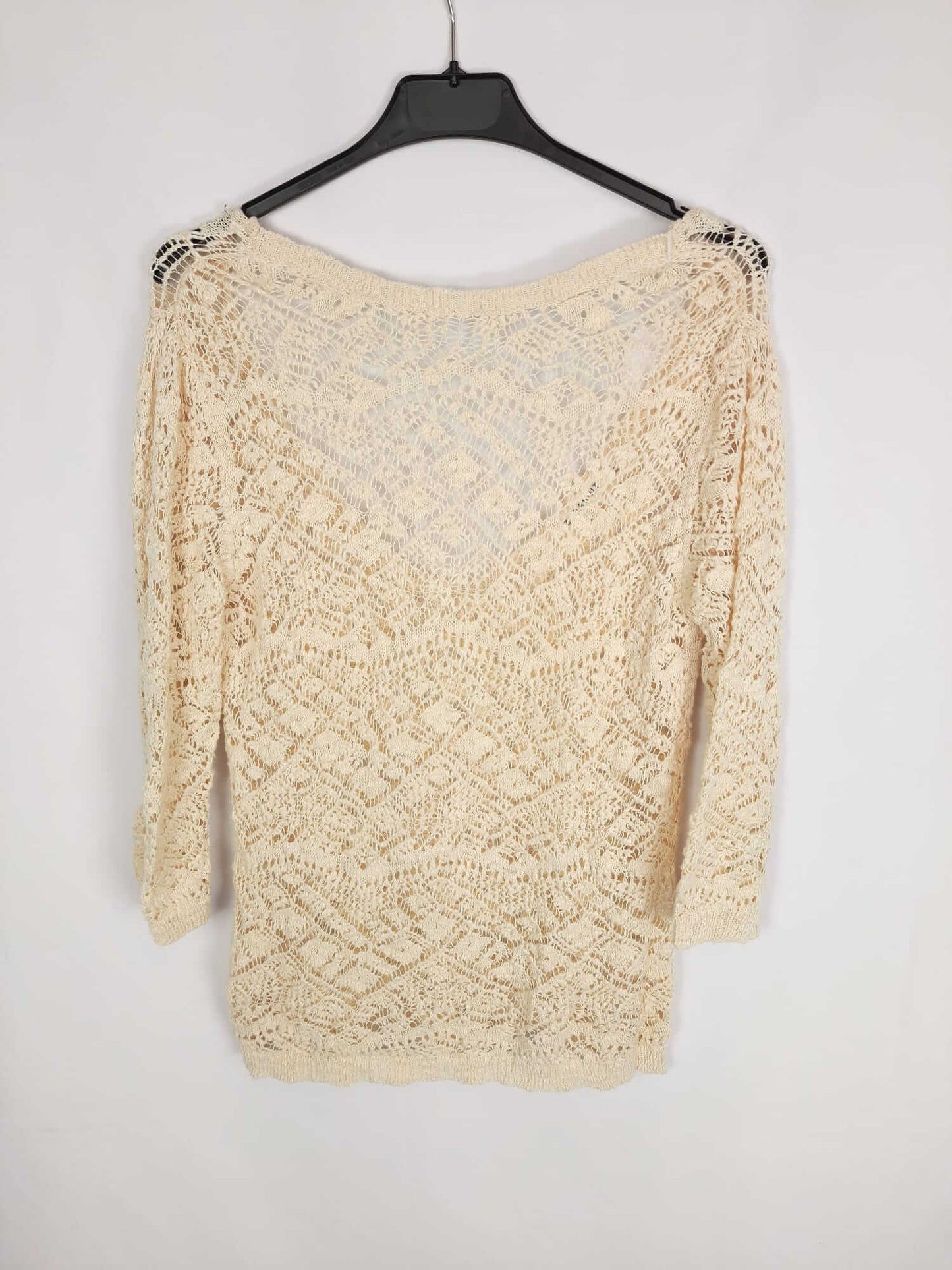 OTHERS. Beige crochet sweater YOUR