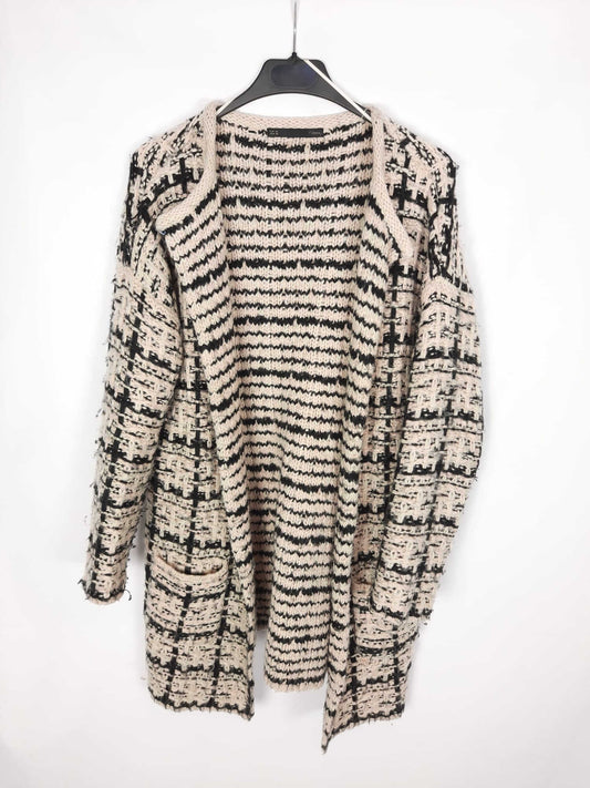 SFERA. Chaqueta de punto beige T.m