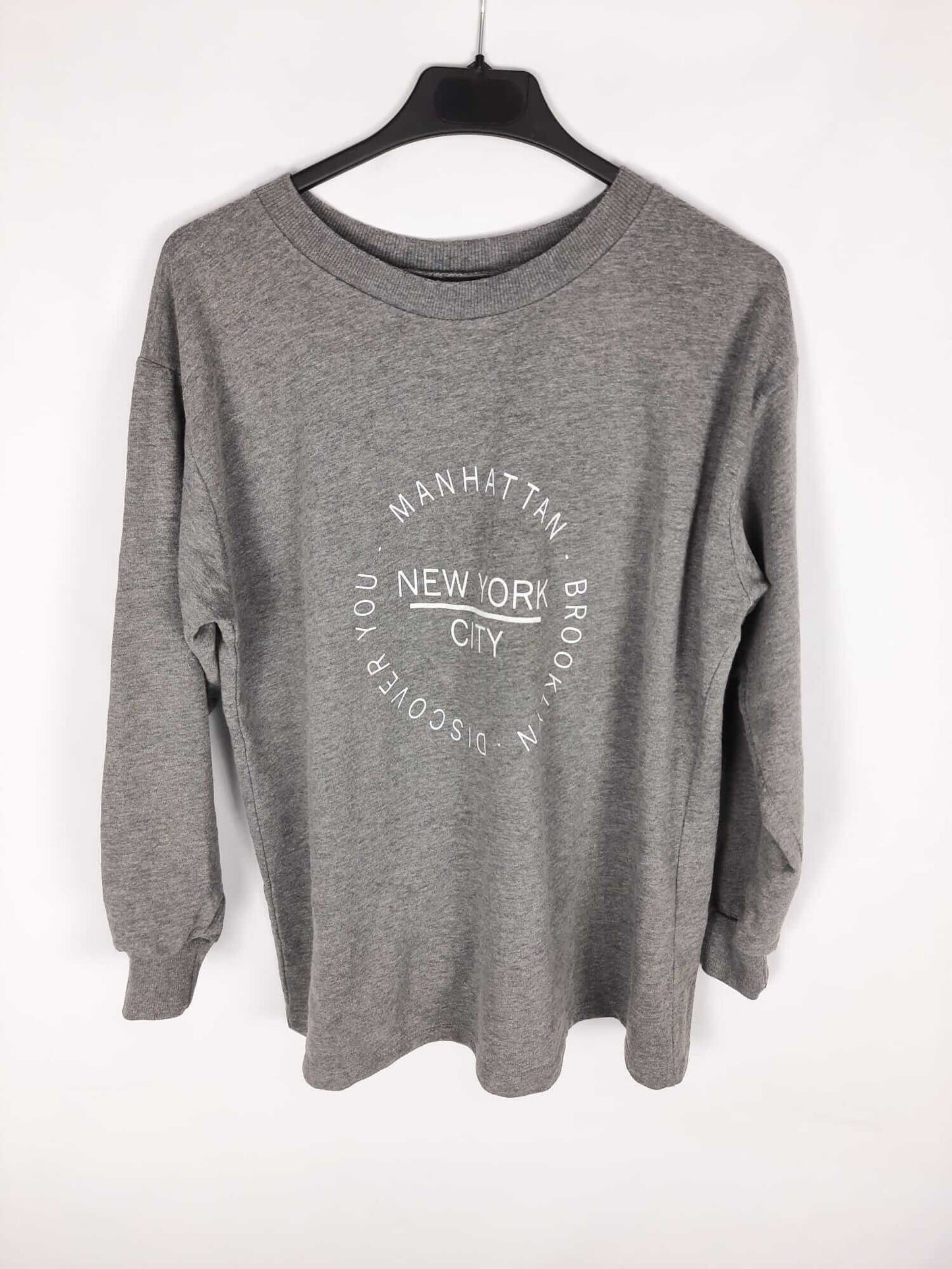 OTHERS. Gray "New York" sweatshirt Ts/m