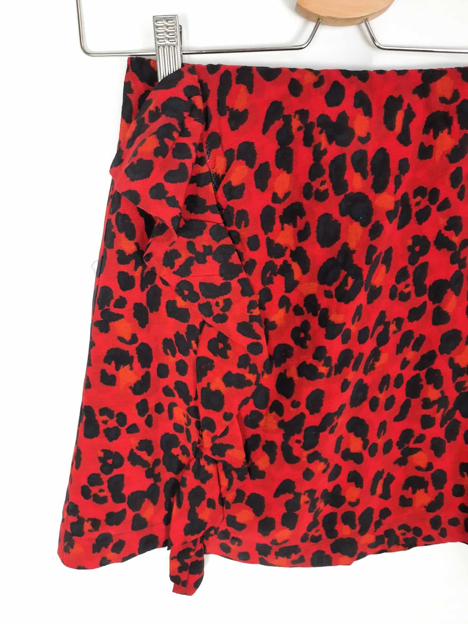 Red animal print skirt – Hibuy market