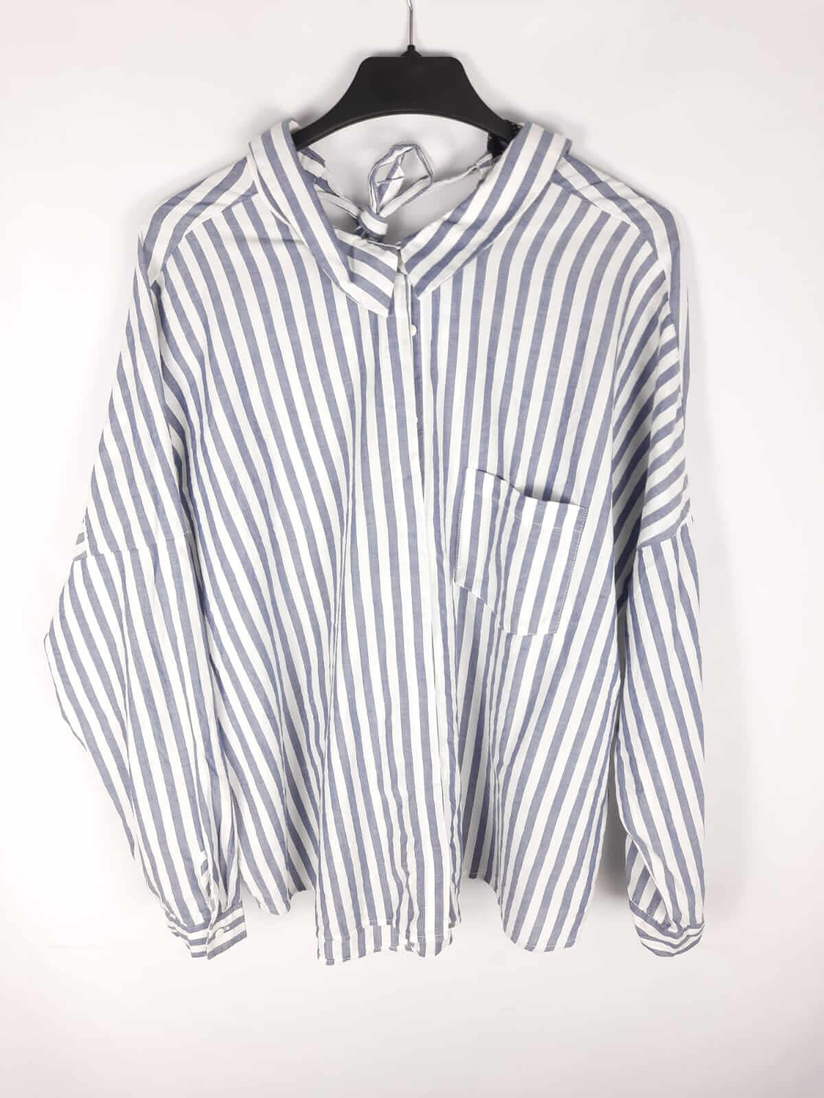 Camisa de rayas blanca y azul – Hibuy market