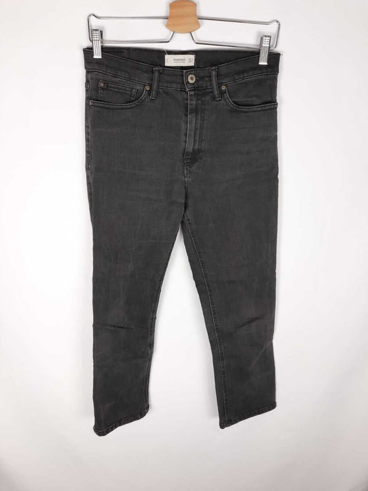 MANGO. Dark gray jeans size 38