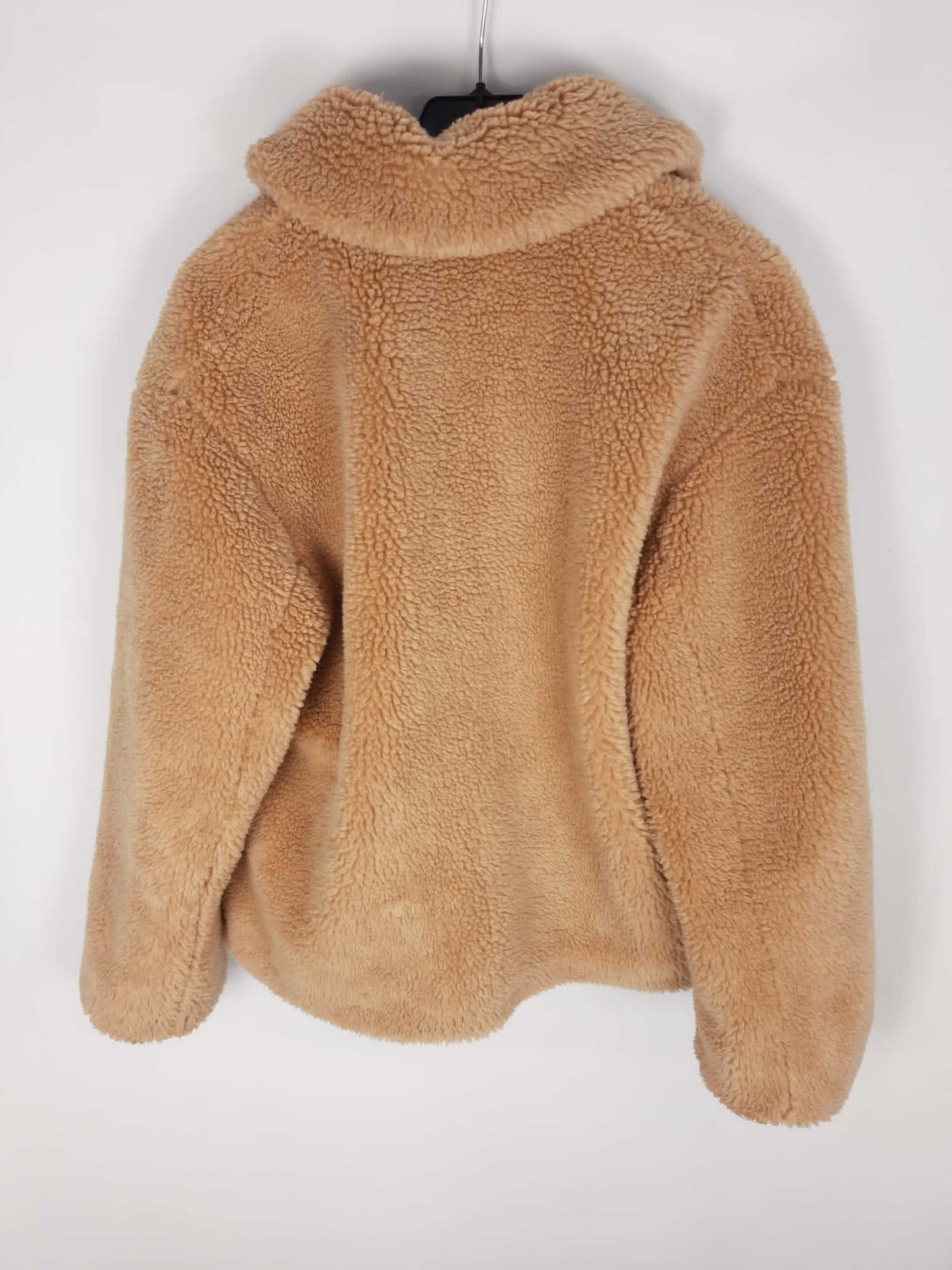 ZARA. Chaqueta/abrigo borrego beige T.s