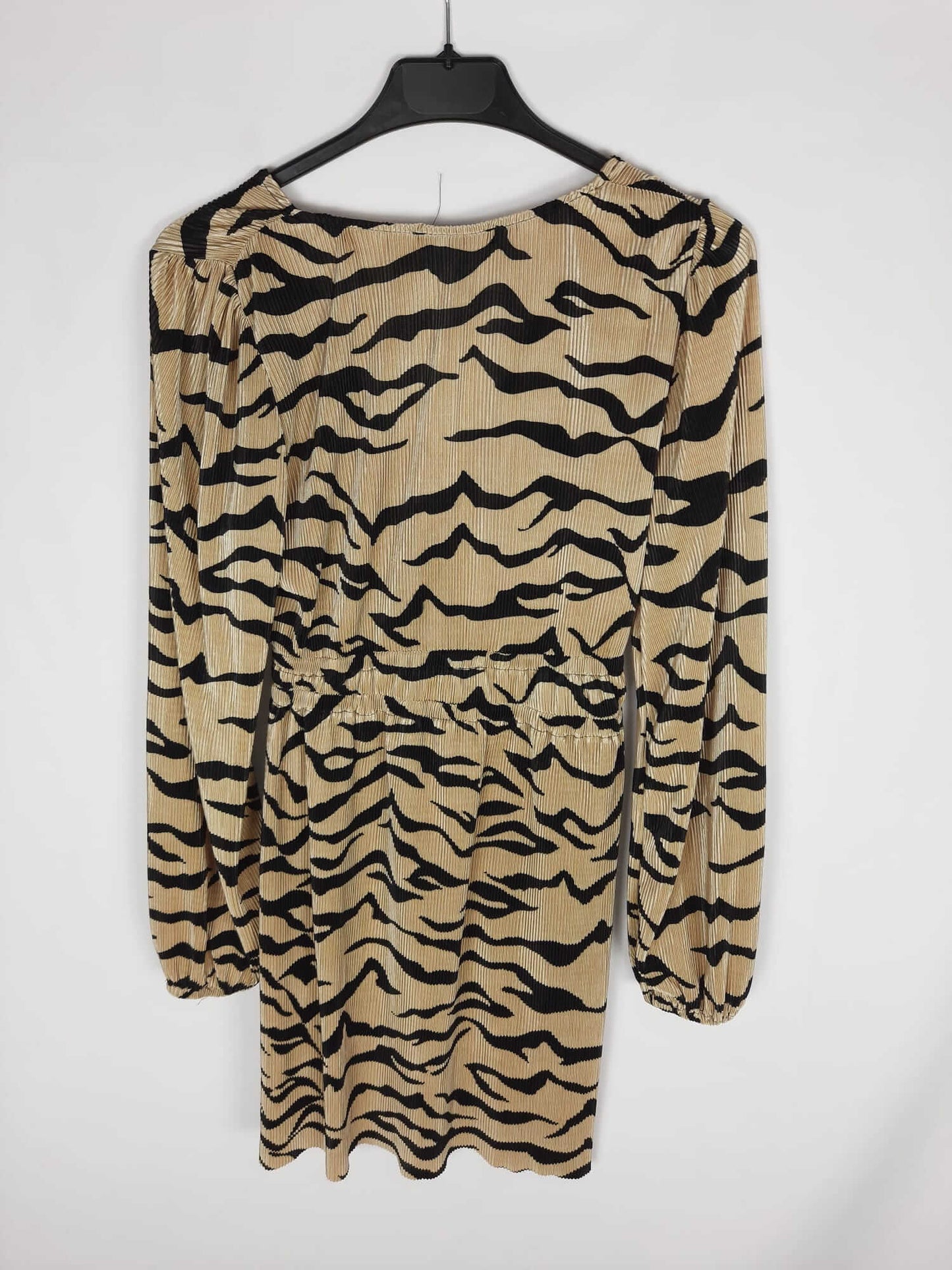 ZARA. Short animal print dress T. s
