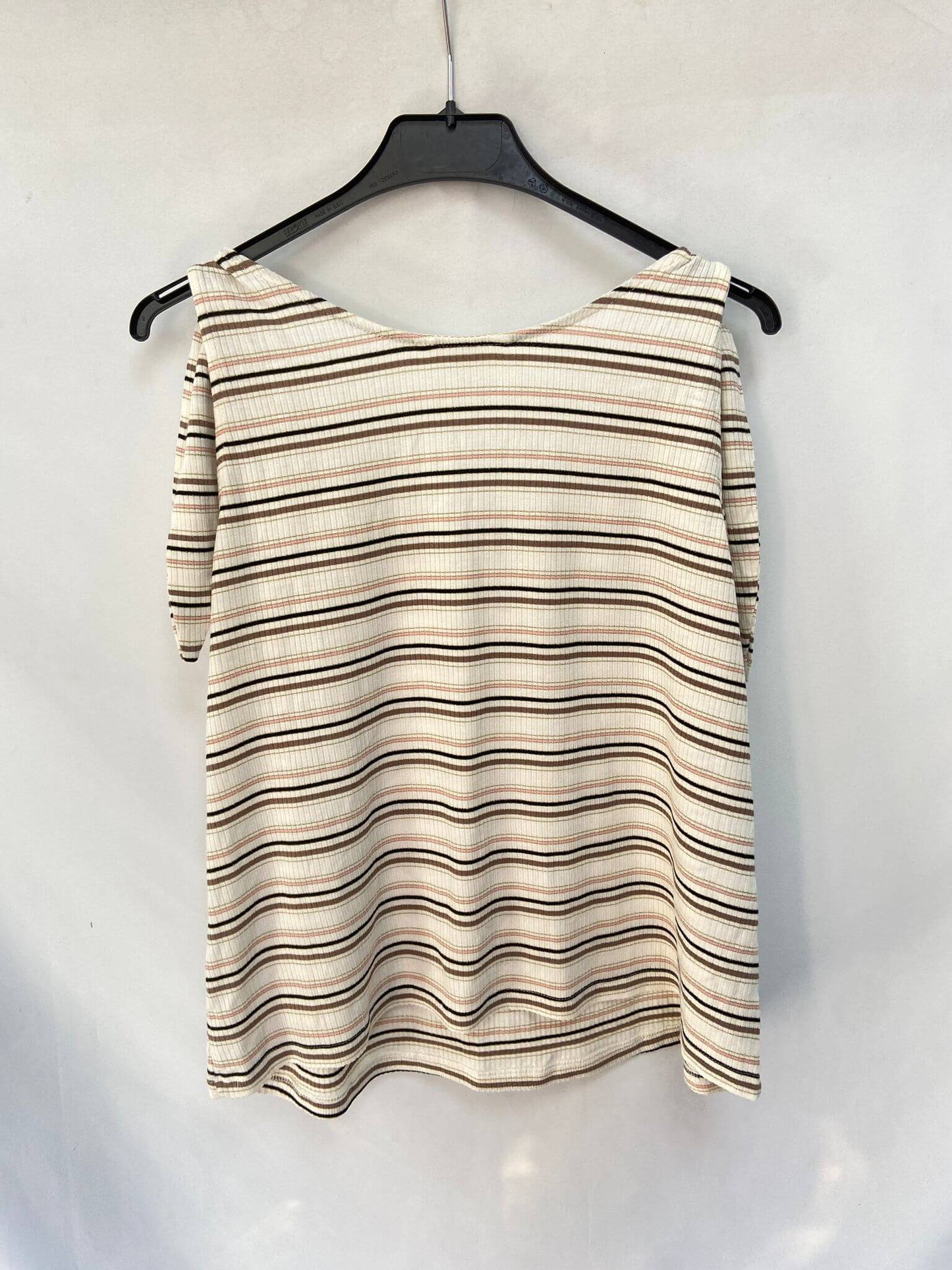 SPRINGFIELD. Striped ribbed T-shirt TL