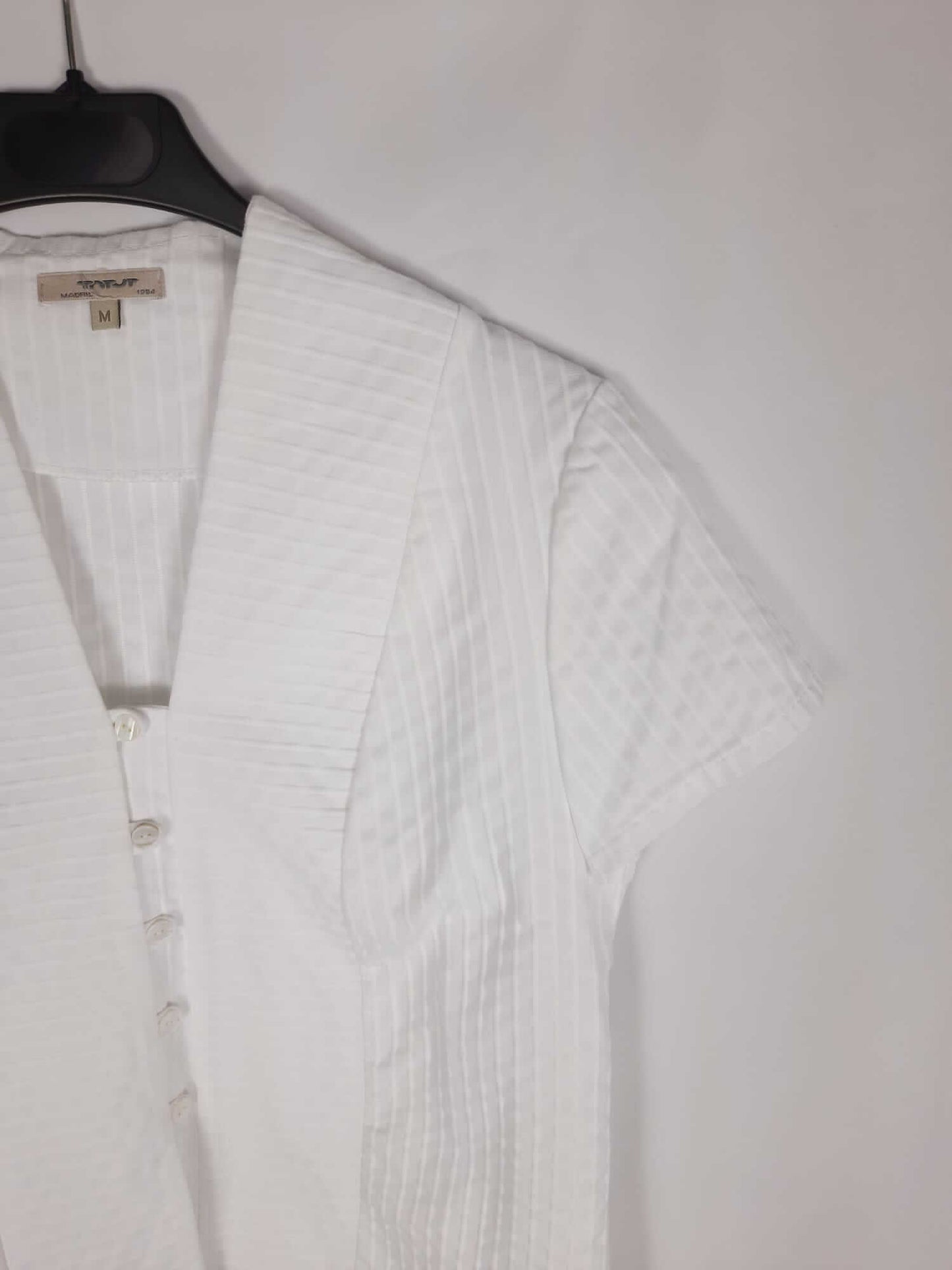 OTRAS.Camiseta blanca textura T.m