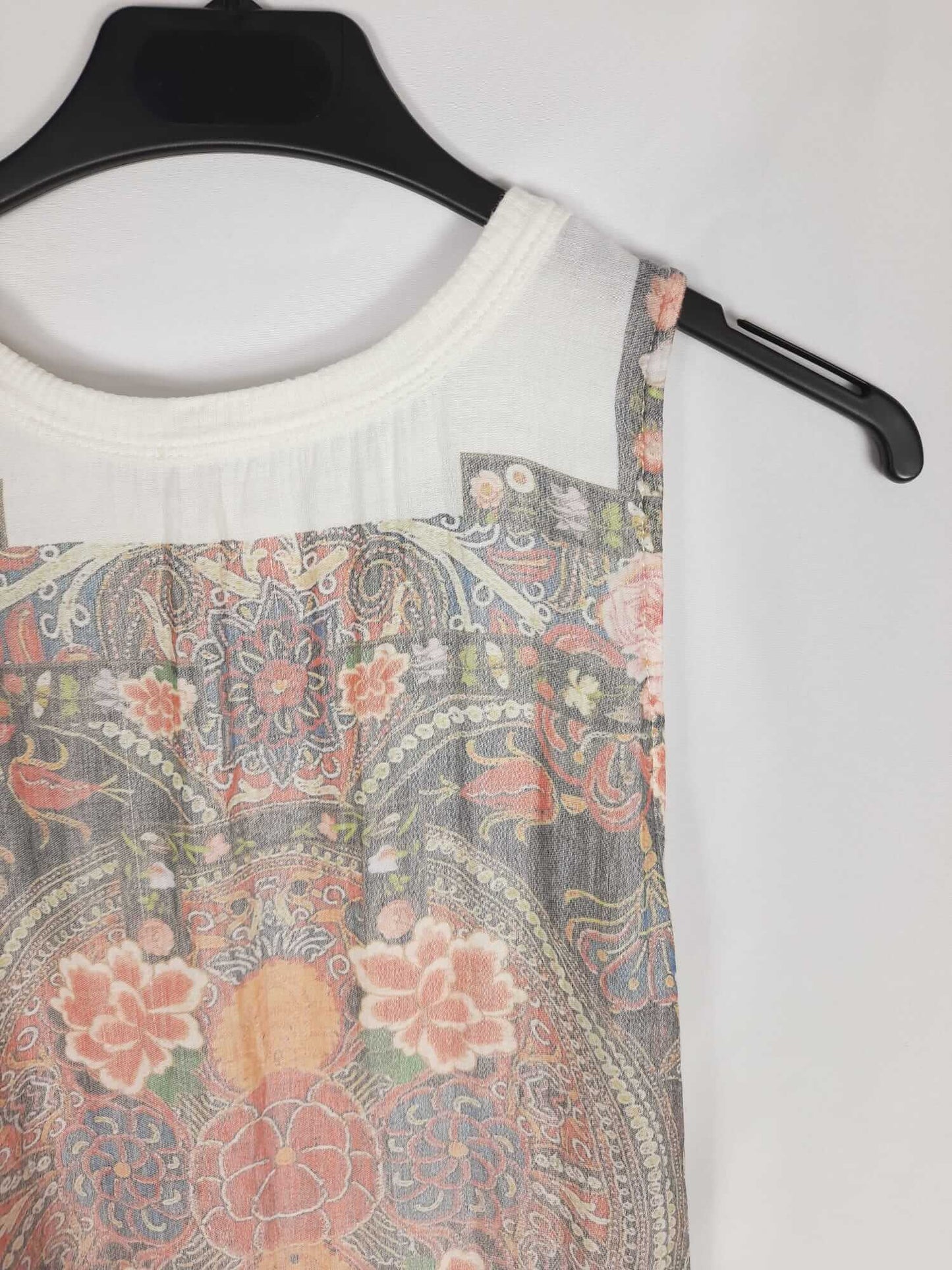 PULL&BEAR.Top estampado espalda abierta T.s