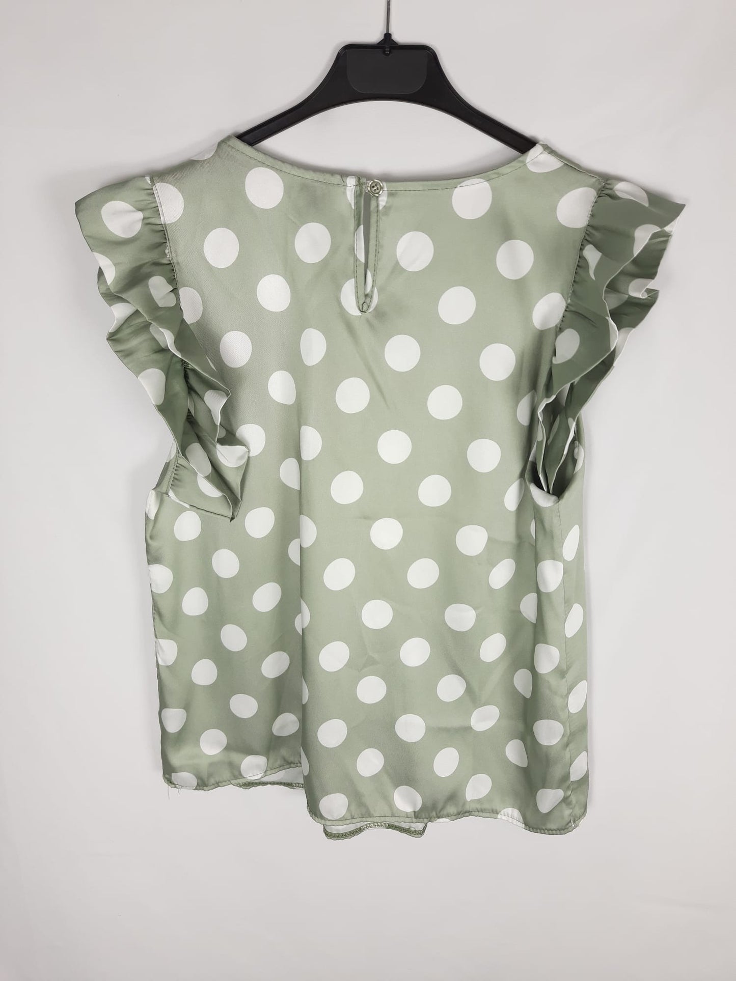 OTRAS.Blusa verde lunares T.s/m