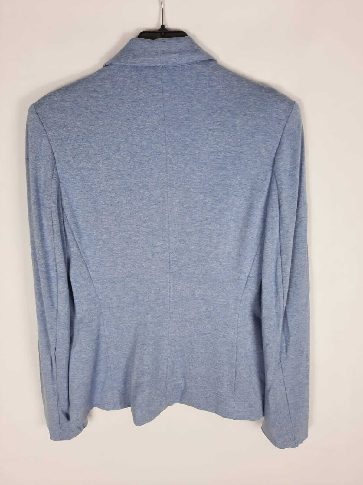 STRADIVARIUS. Blazer azul clarito jaspeado T.m