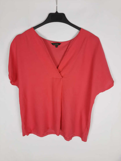 MASSIMO DUTTI. Pink blouse T. l