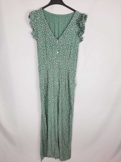 OTRAS. Mono verde con lunares T.u