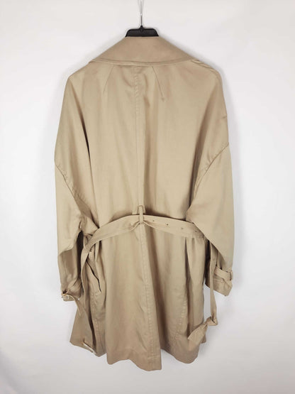 H&M. Gabardina beige T.m