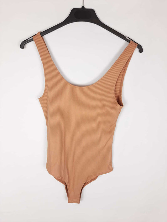MANGO. Flesh-colored bodysuit T. s