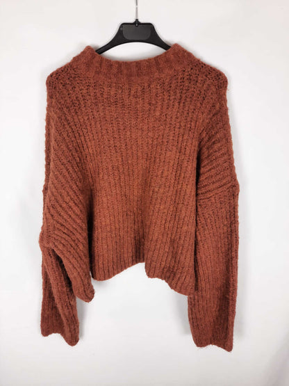 BERSHKA. Thick tile sweater TL