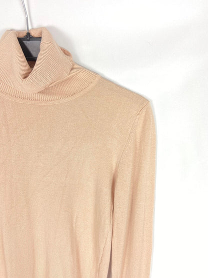 PULL&amp;BEAR. Nude turtleneck sweater Tm