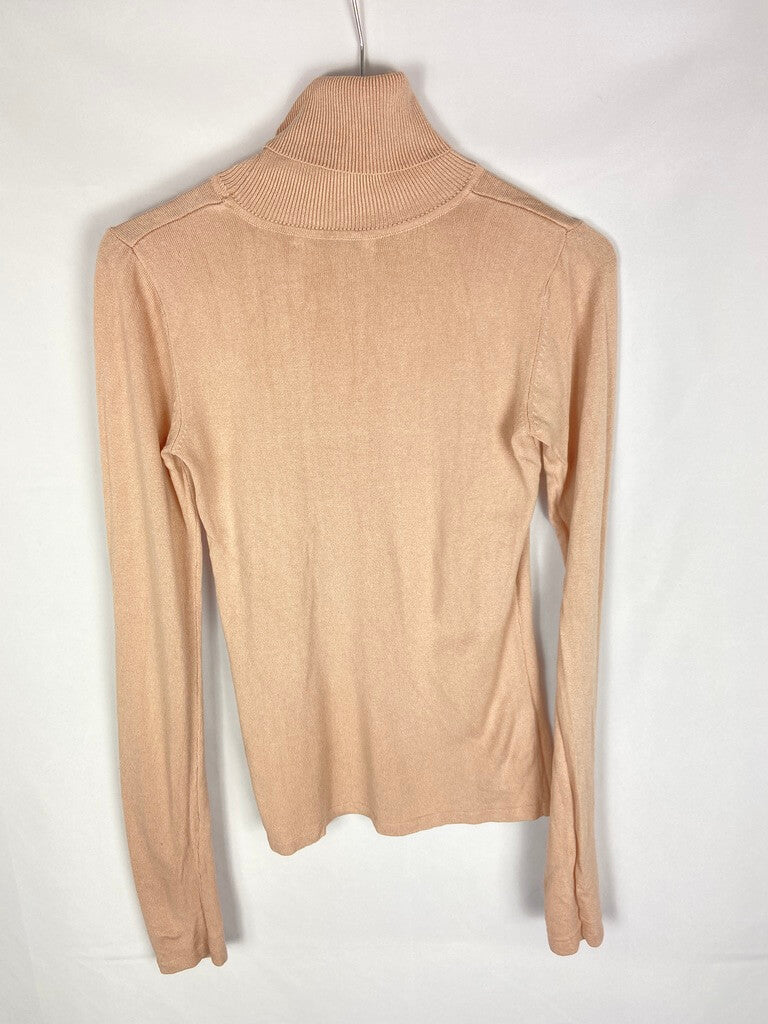 PULL&amp;BEAR. Nude turtleneck sweater Tm