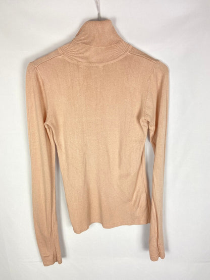 PULL&amp;BEAR. Nude turtleneck sweater Tm