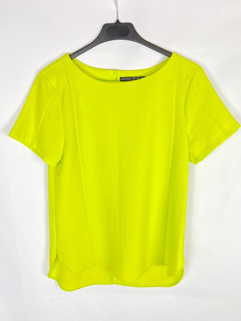 PRIMARK. Top verde lima T.40