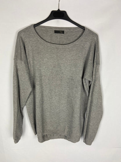 YOU. Grey star sweater T. s