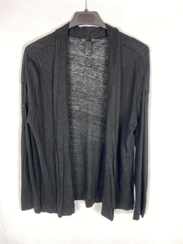 H&amp;M. Black TS fine cardigan