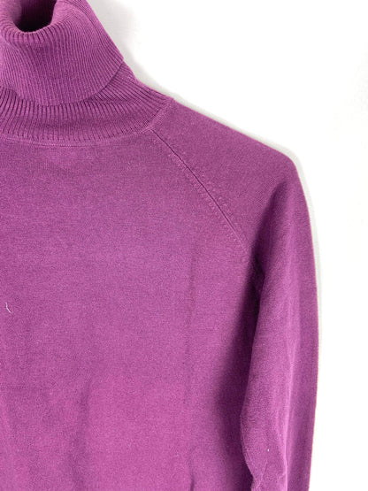 ZARA. Purple turtleneck sweater Ts