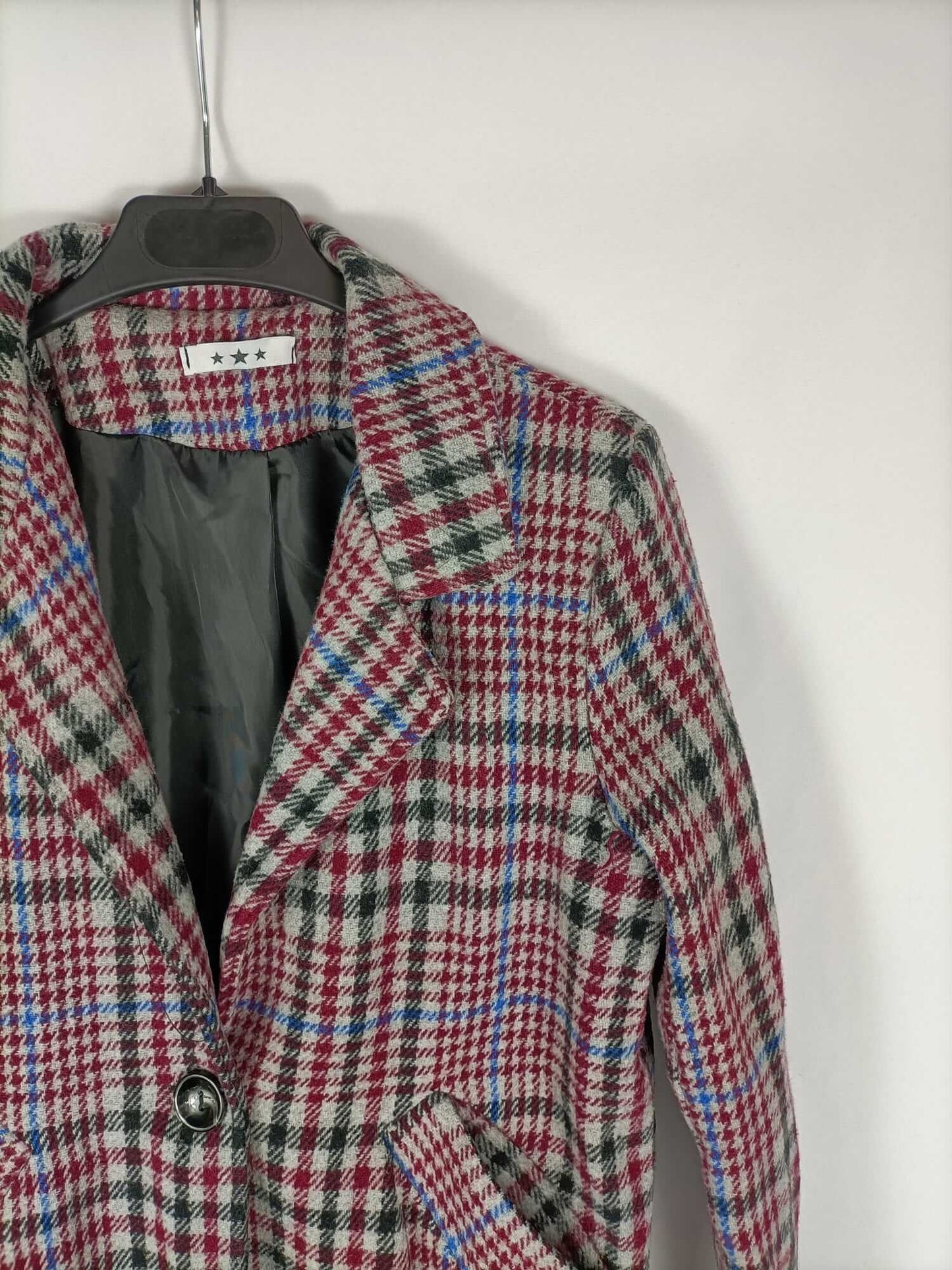 OTRAS. Abrigo pata de gallo T.u