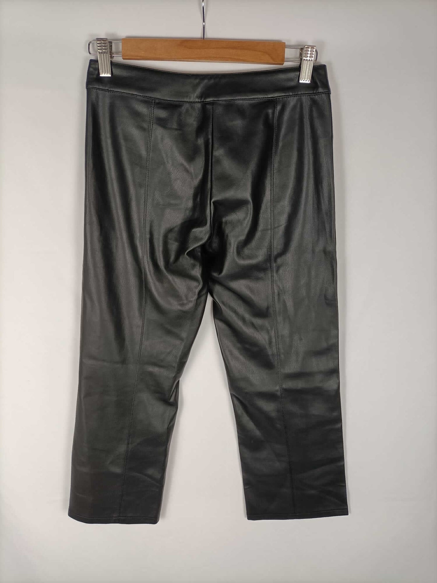 MANGO. Faux leather trousers size 34