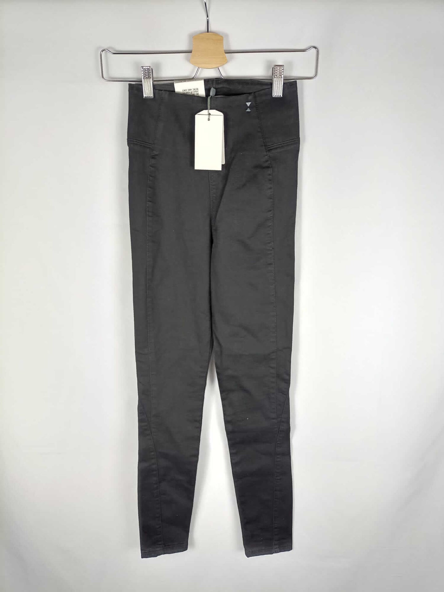 SALSA. Black skinny pants size 34