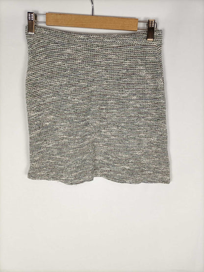 ZARA. Knitted skirt with front pockets. S