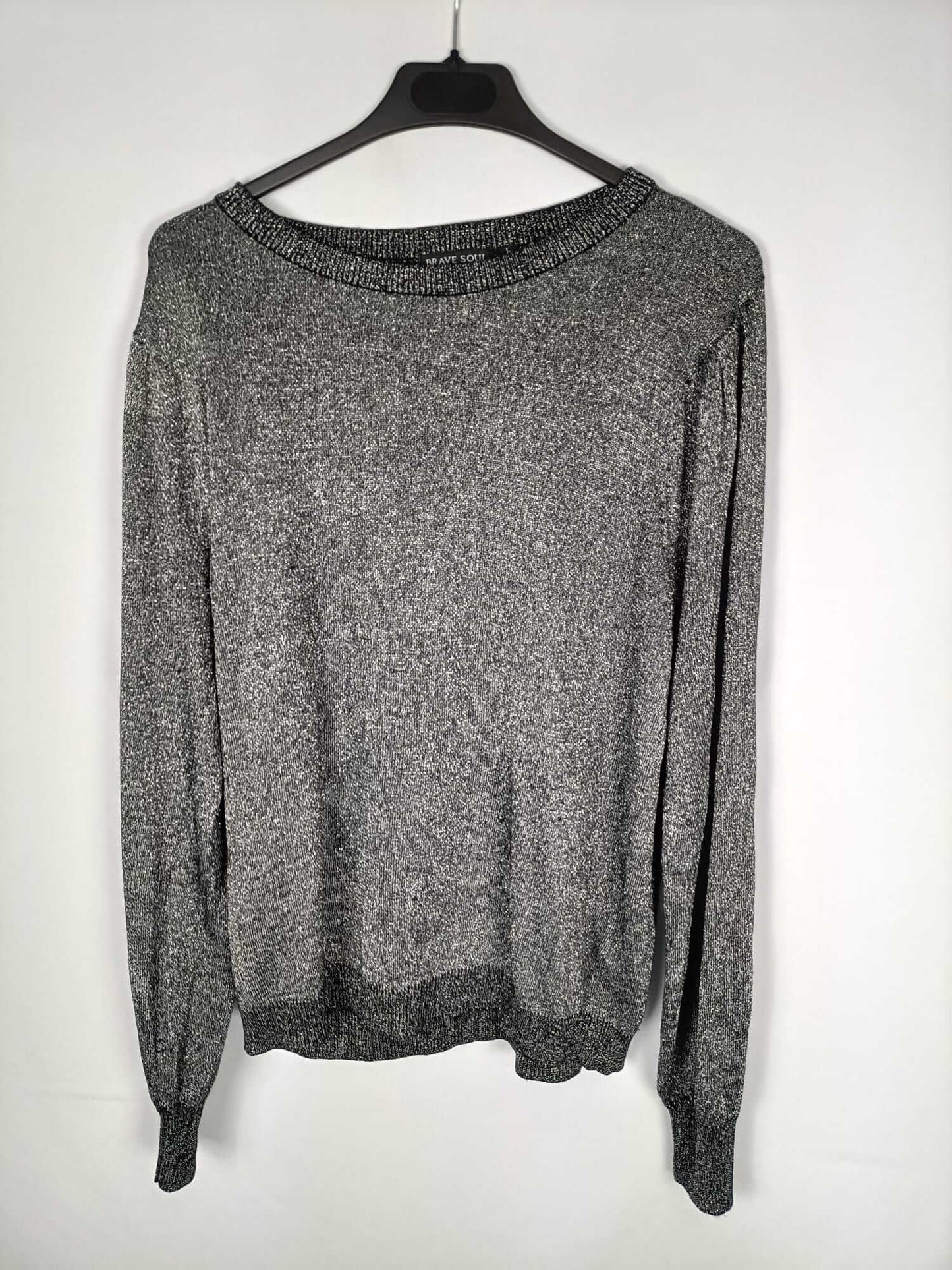 BRAVE SOUL. Tl glitter sweater