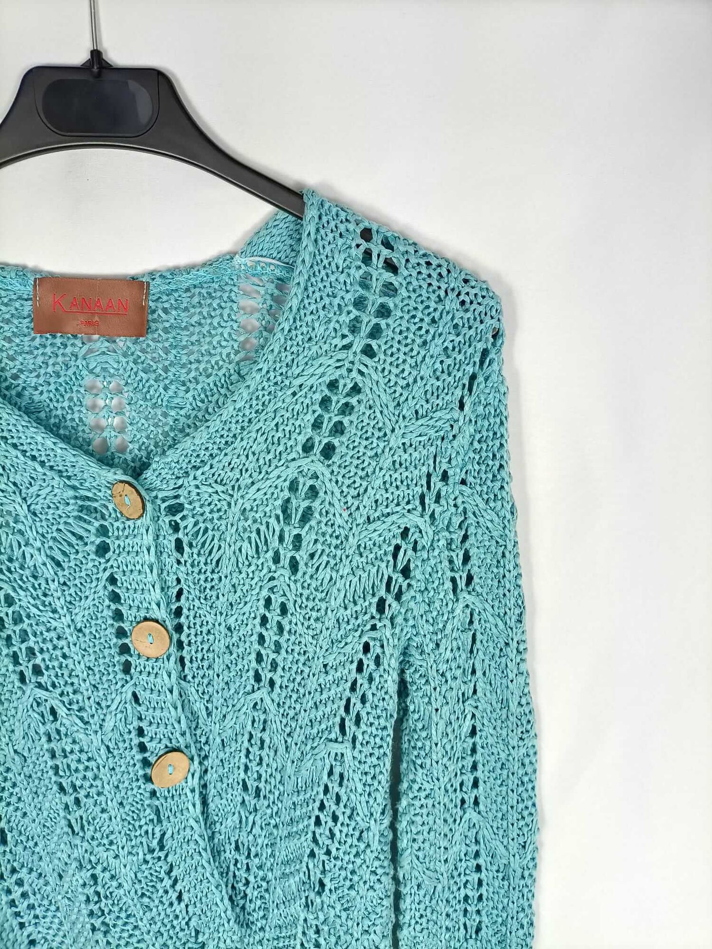 KANAAM. Cárdigan azul T.u (s/m)