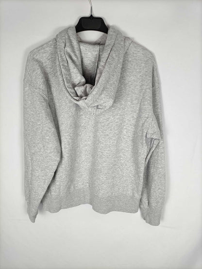 ZARA. Sudadera gris jaspeada Ts