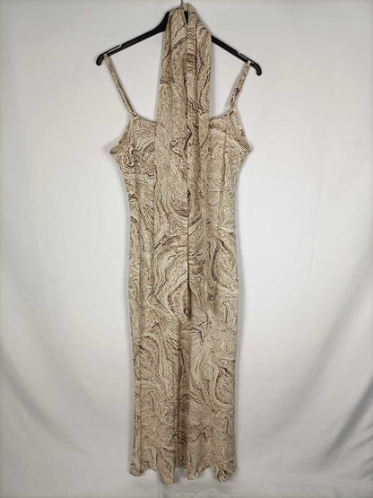 VERGE GIRL. vestido estampado marmol T. m