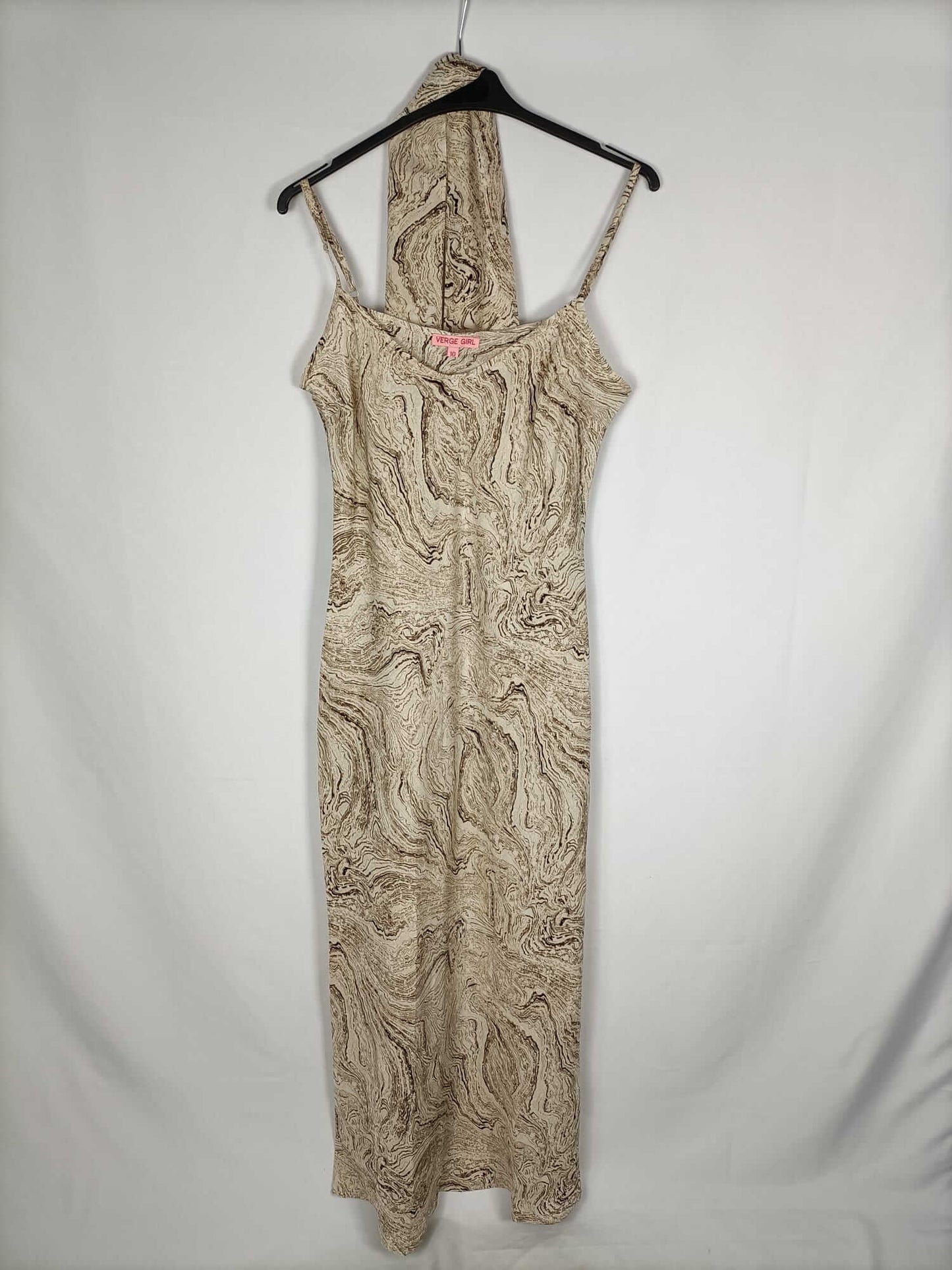 VERGE GIRL. vestido estampado marmol T. m